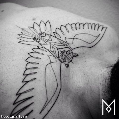 <br />
				Новые минималистичные татуировки одной линией от Мо Ганжи (24 фото)<br />
							