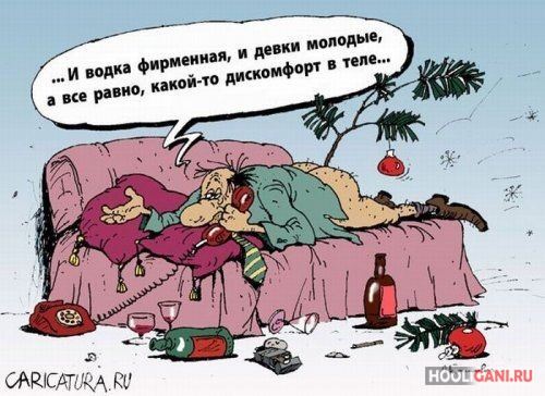 <br />
				Смешные новогодние карикатуры<br />
							