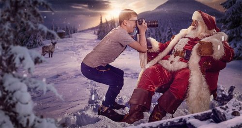 Фотографы из благотворительной организации под Рождество ездят по больницам, чтобы подарить больным деткам и их родителям немного радости (17 фото)